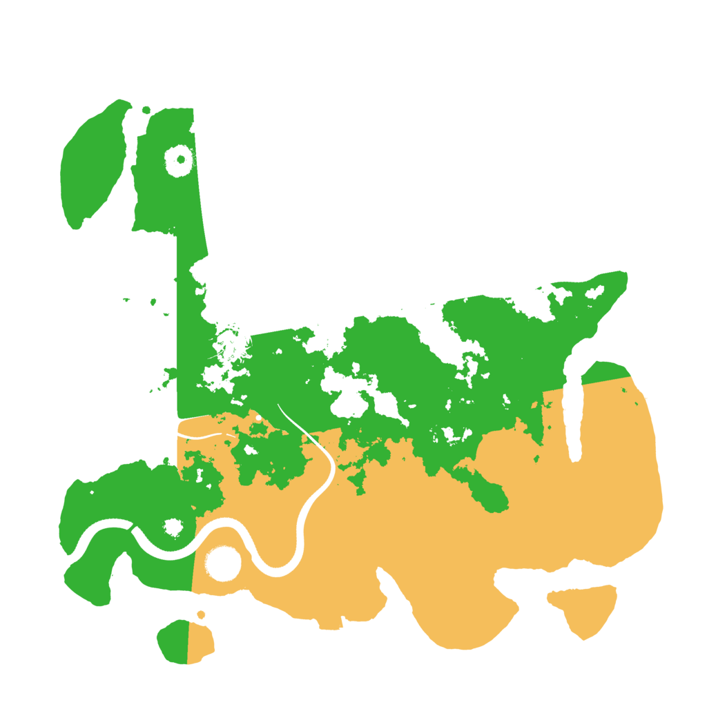 Biome Rust Map: Procedural Map, Size: 3500, Seed: 48915869