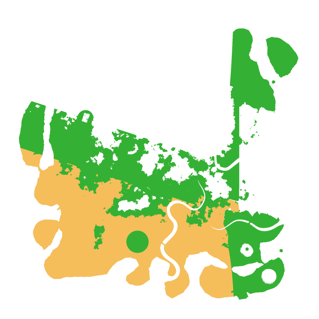 Biome Rust Map: Procedural Map, Size: 3800, Seed: 2083485316