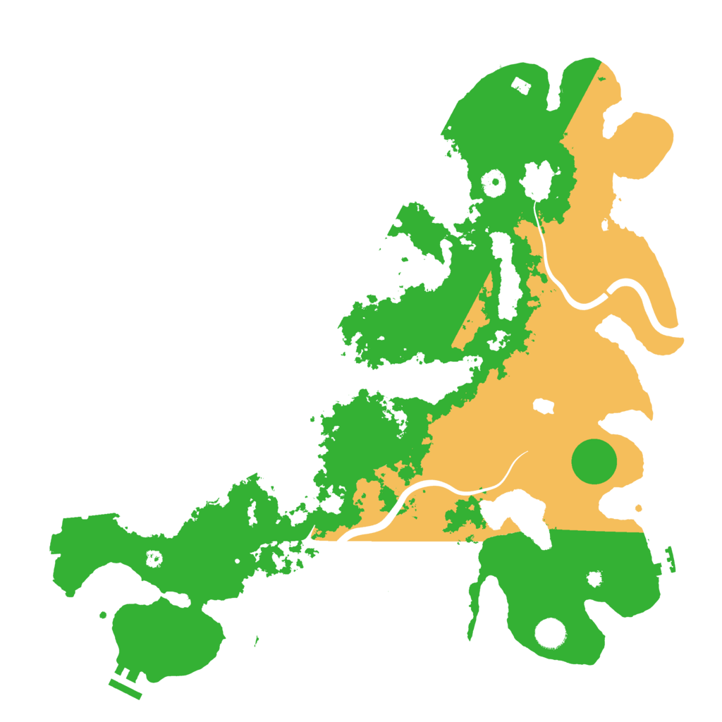Biome Rust Map: Procedural Map, Size: 4200, Seed: 34559111