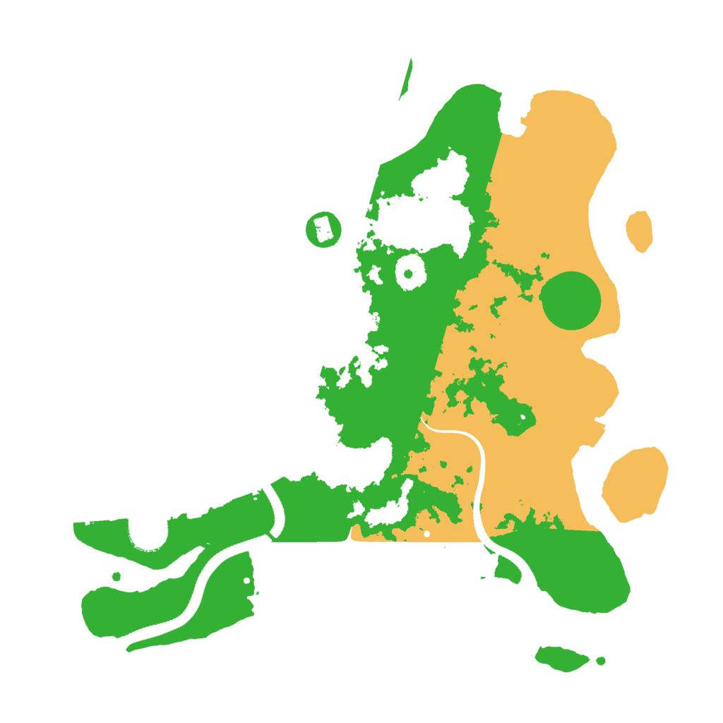Biome Rust Map: Procedural Map, Size: 3250, Seed: 1100