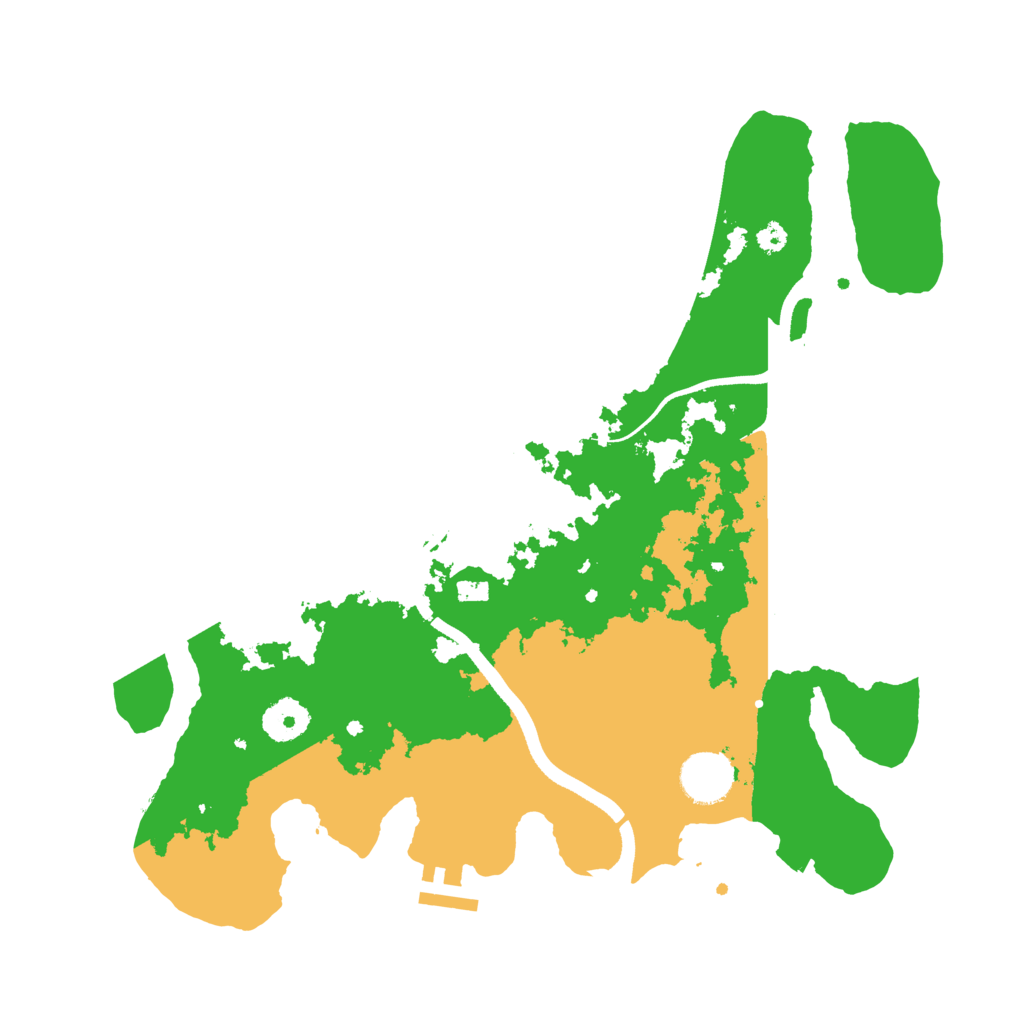 Biome Rust Map: Procedural Map, Size: 3500, Seed: 376040926