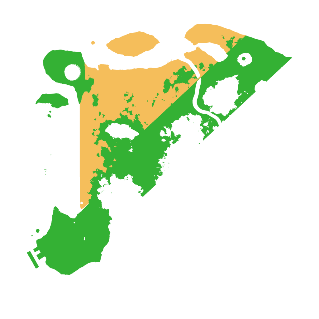 Biome Rust Map: Procedural Map, Size: 3500, Seed: 237434382