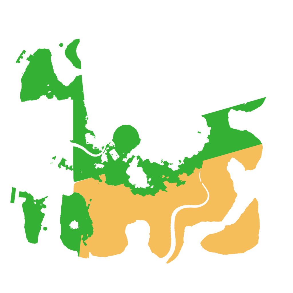 Biome Rust Map: Procedural Map, Size: 3000, Seed: 1378908436