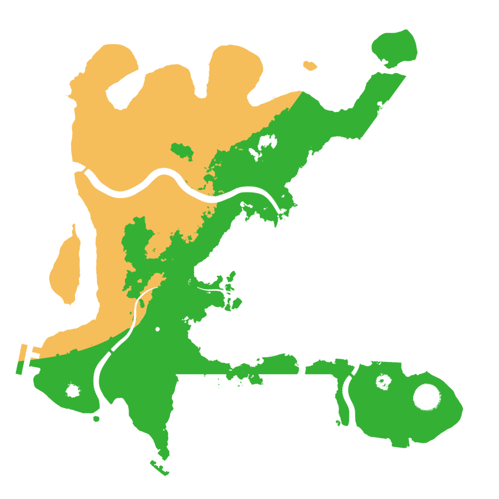Biome Rust Map: Procedural Map, Size: 3300, Seed: 1954723119