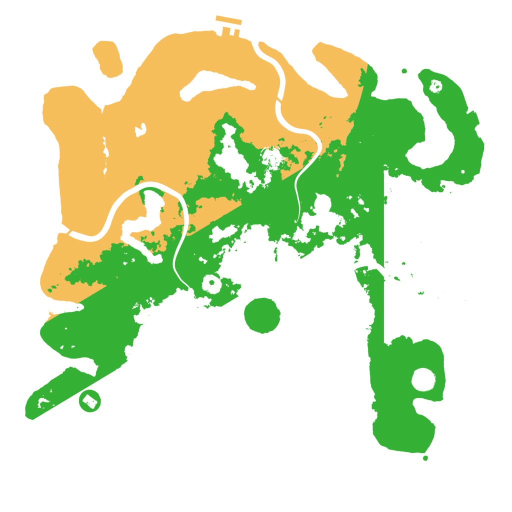 Biome Rust Map: Procedural Map, Size: 4000, Seed: 1204531773