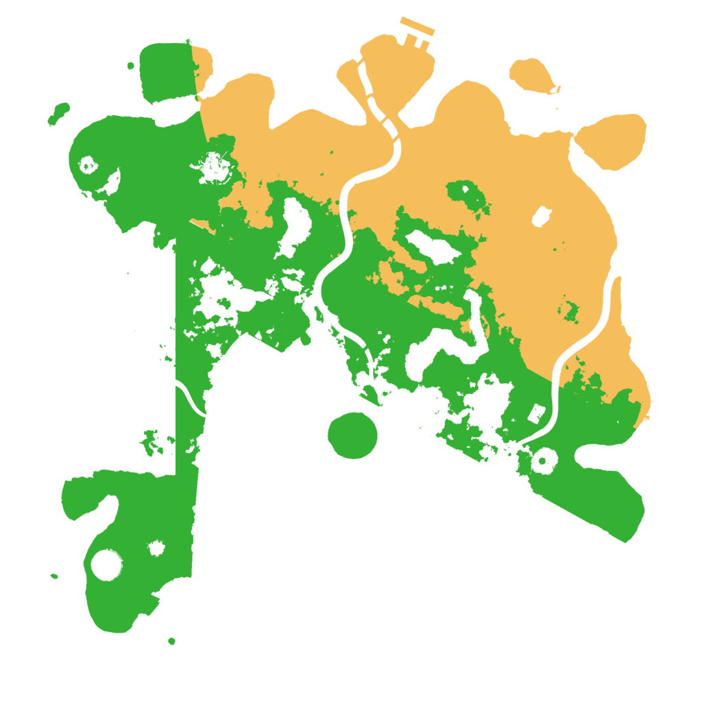 Biome Rust Map: Procedural Map, Size: 4000, Seed: 99868