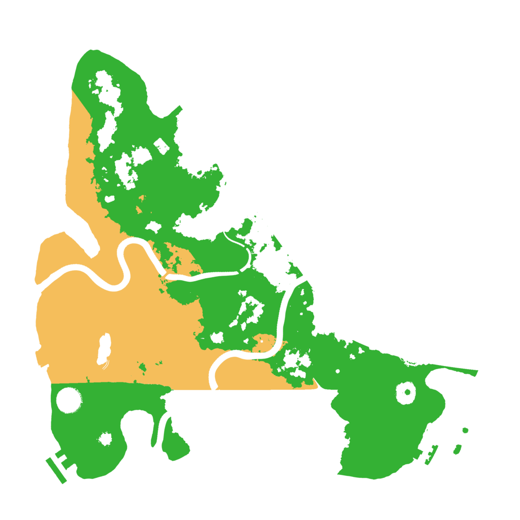 Biome Rust Map: Procedural Map, Size: 3600, Seed: 1446431755