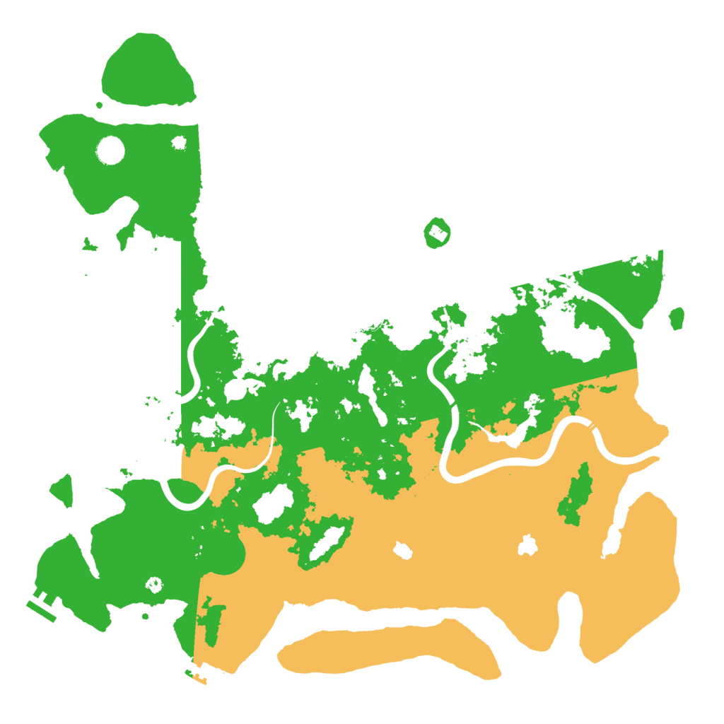 Biome Rust Map: Procedural Map, Size: 4500, Seed: 13373003