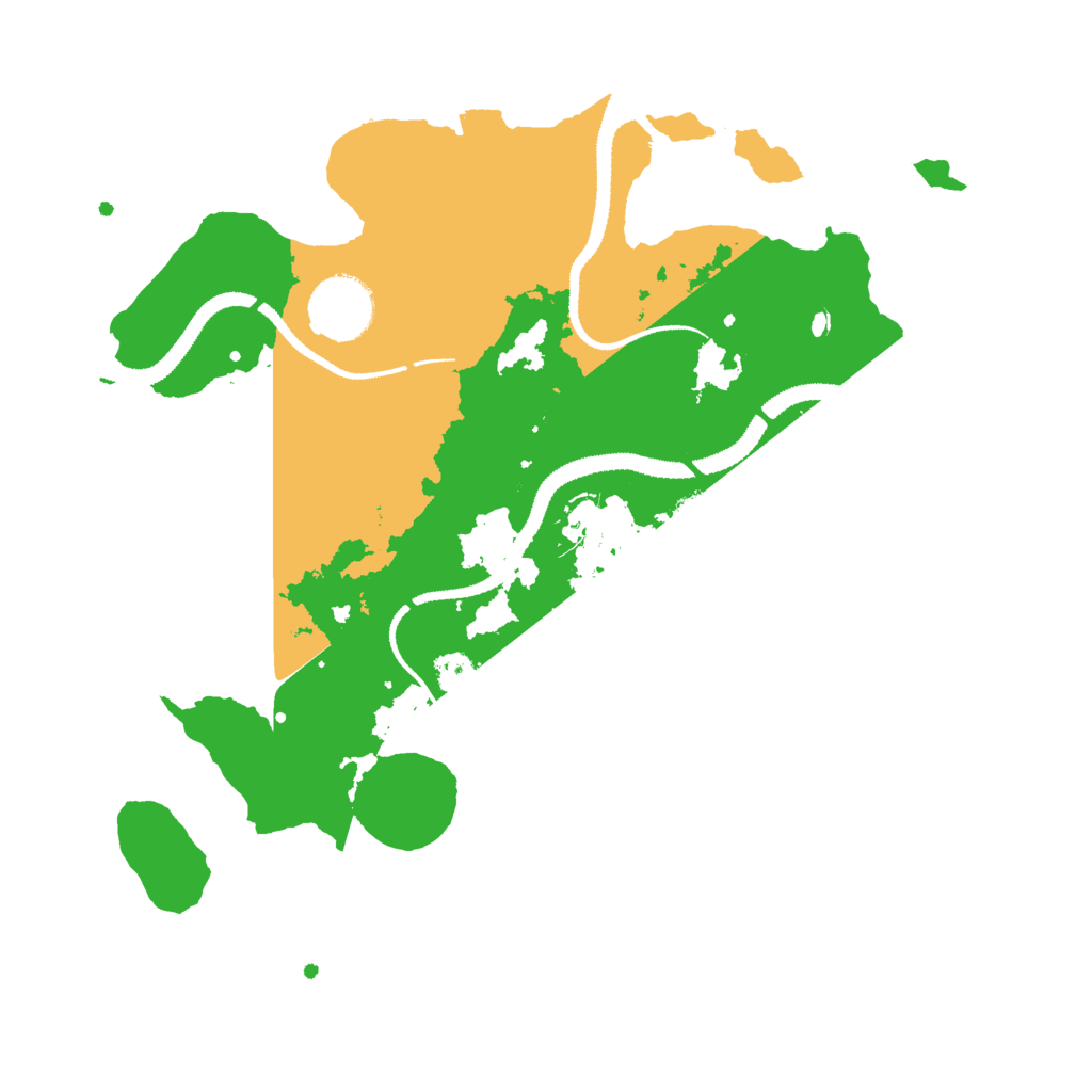 Biome Rust Map: Procedural Map, Size: 3000, Seed: 817506005