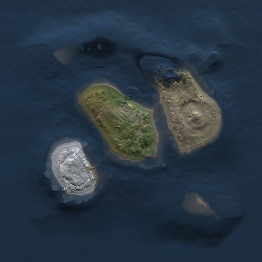 Rust Map: Procedural Map, Size: 1500, Seed: 2059723315, 1 Monuments