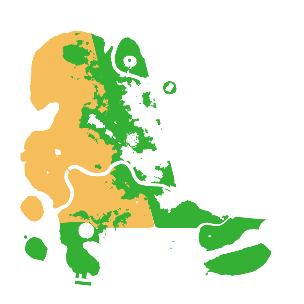 Biome Rust Map: Procedural Map, Size: 3700, Seed: 1149569683