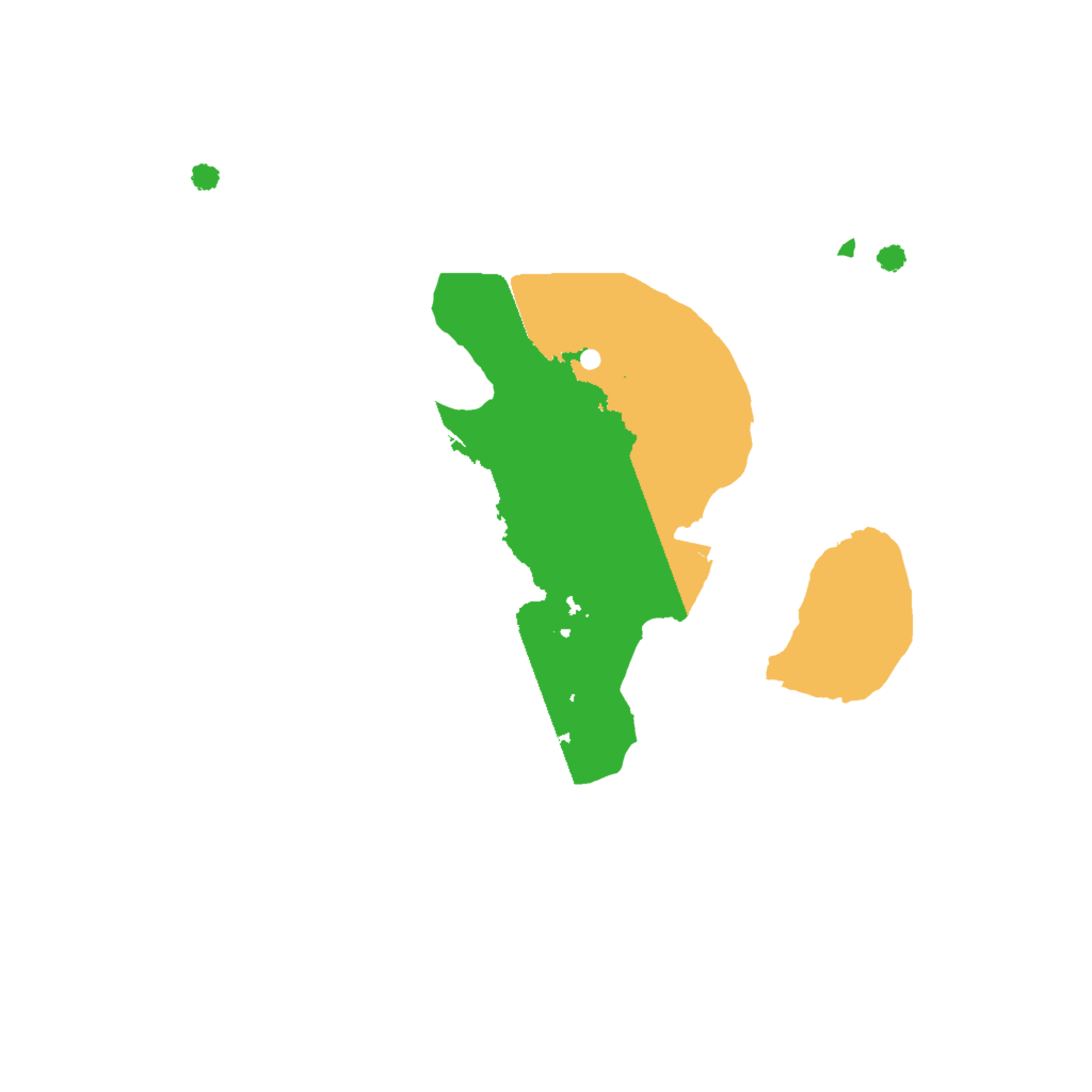 Biome Rust Map: Procedural Map, Size: 1600, Seed: 25412423