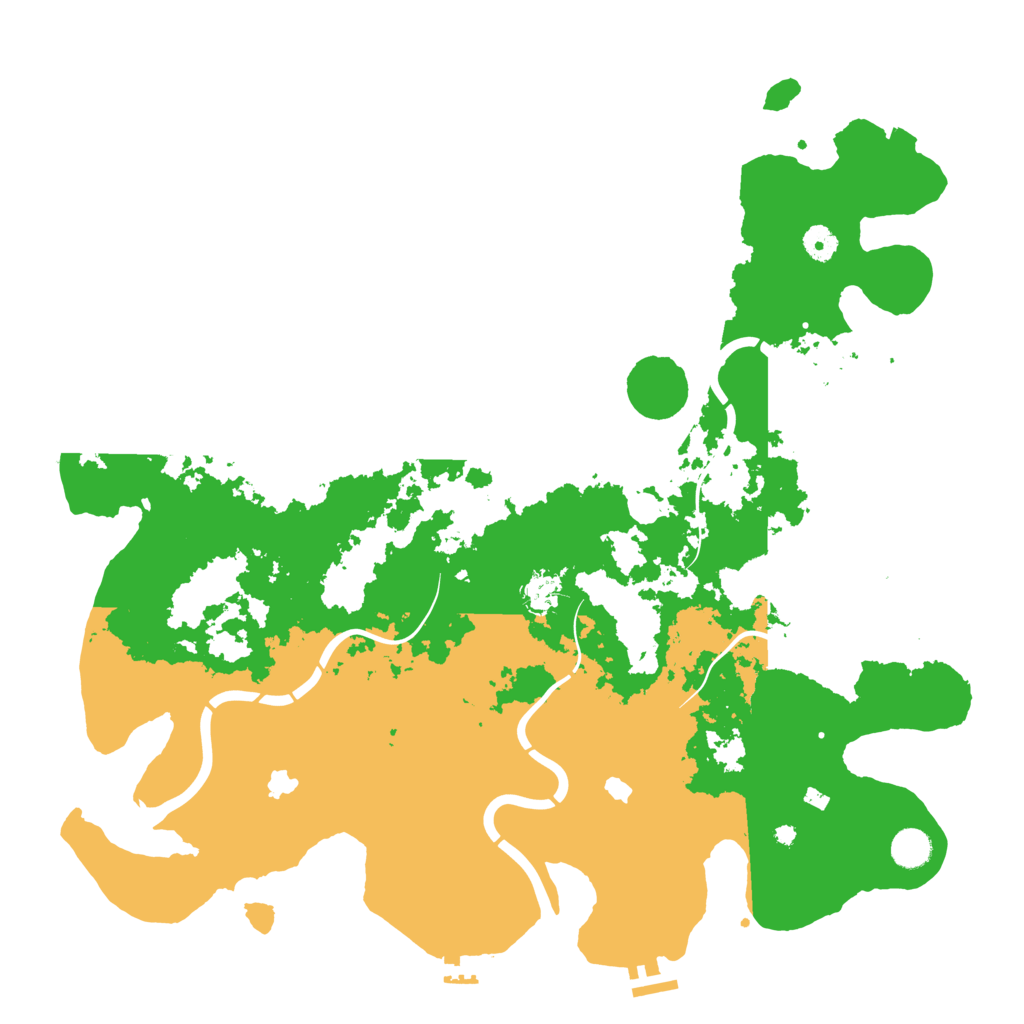 Biome Rust Map: Procedural Map, Size: 4500, Seed: 564336