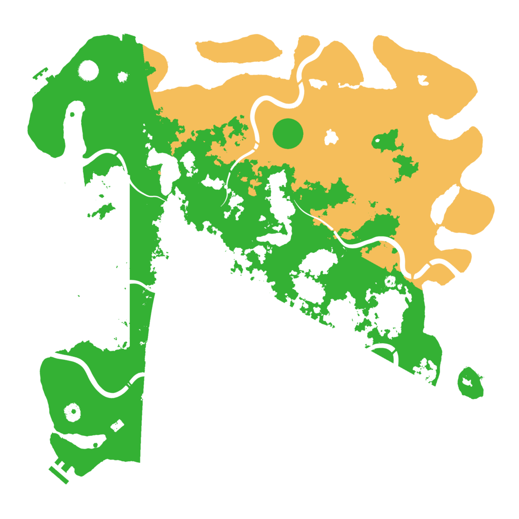 Biome Rust Map: Procedural Map, Size: 4500, Seed: 706376746