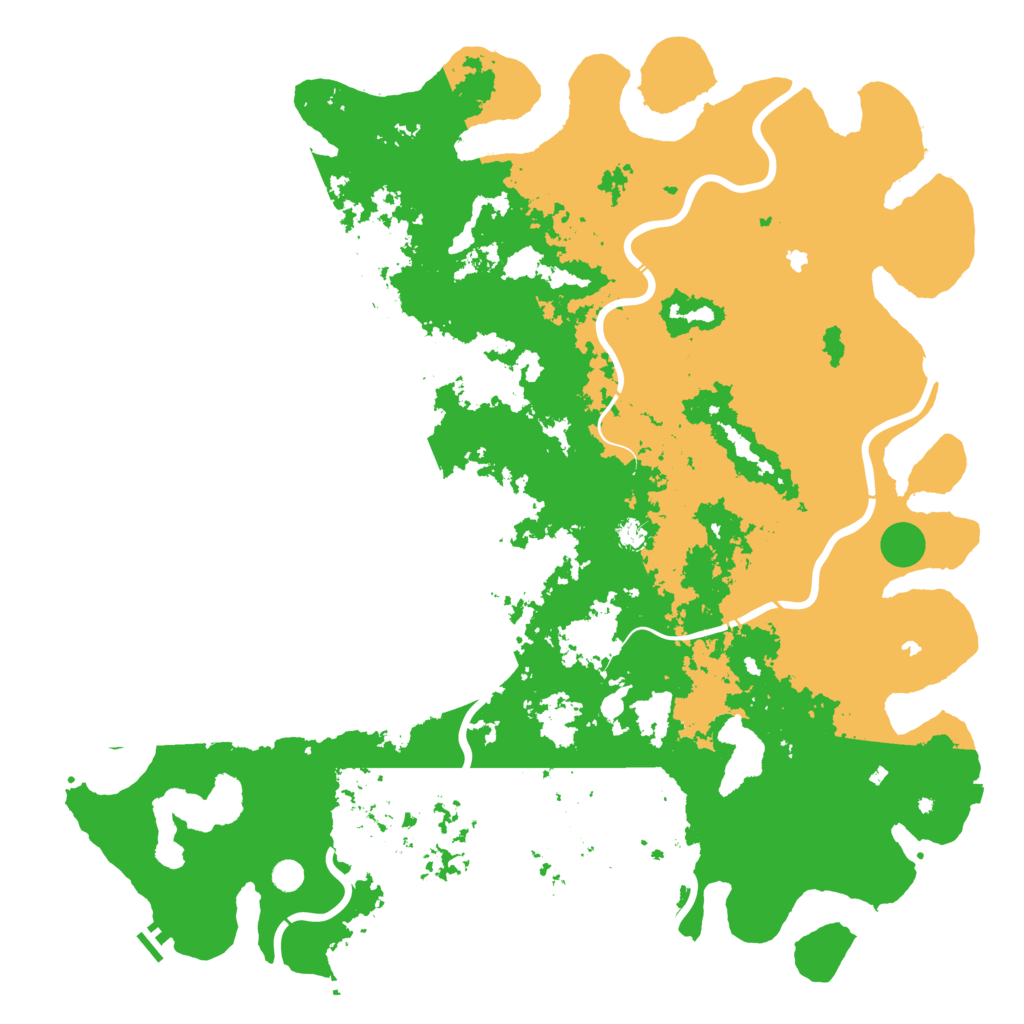 Biome Rust Map: Procedural Map, Size: 6000, Seed: 1705334380
