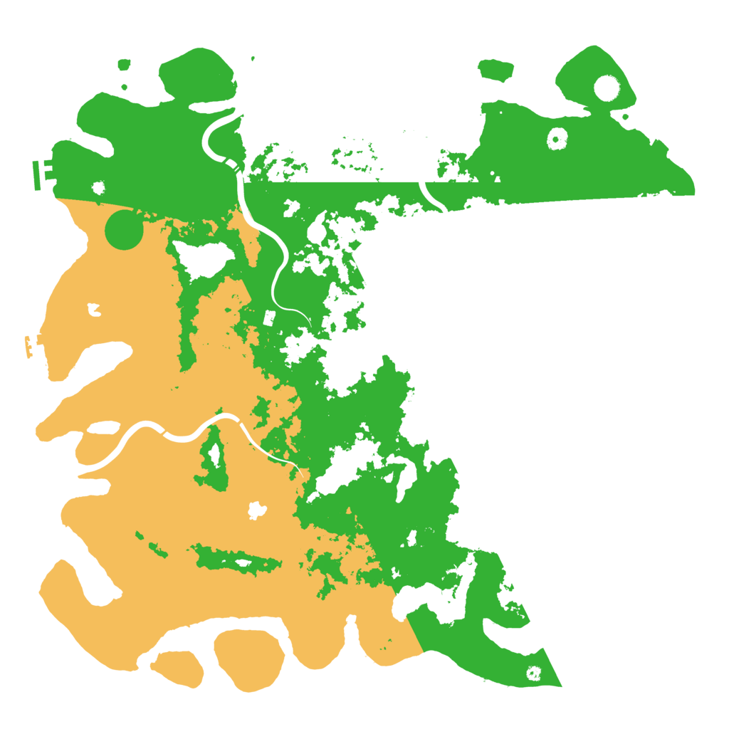 Biome Rust Map: Procedural Map, Size: 5000, Seed: 4691
