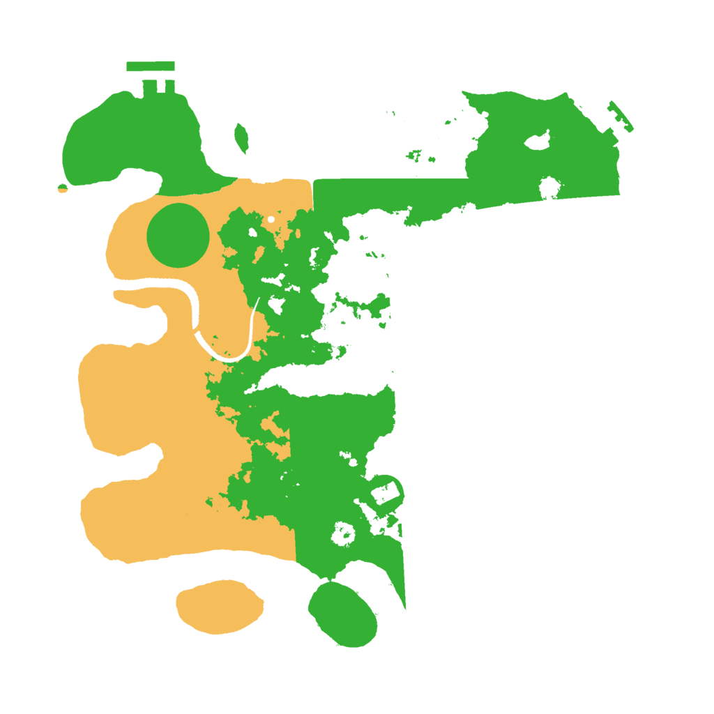 Biome Rust Map: Procedural Map, Size: 3000, Seed: 2062867007