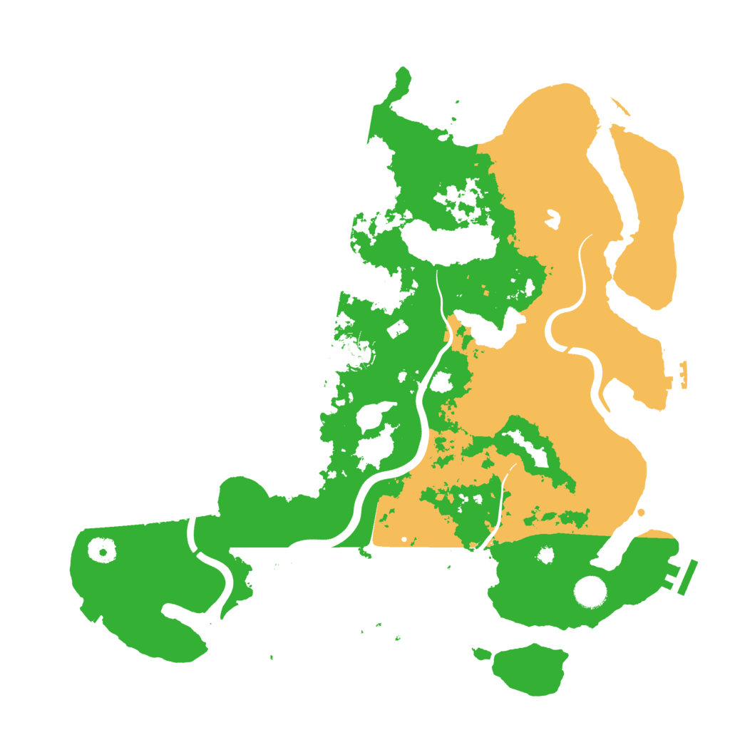 Biome Rust Map: Procedural Map, Size: 4000, Seed: 4987