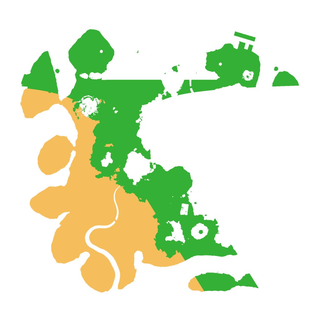 Biome Rust Map: Procedural Map, Size: 3000, Seed: 12849433