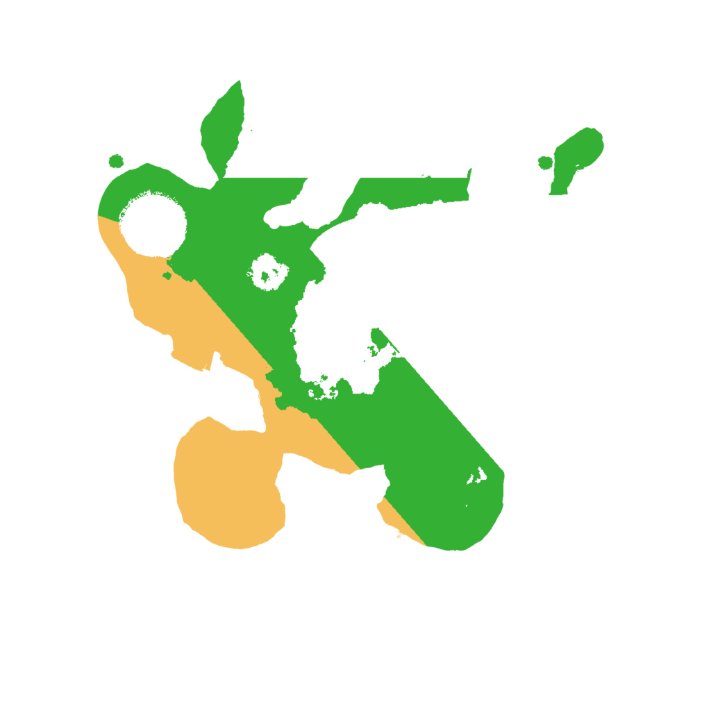 Biome Rust Map: Procedural Map, Size: 2000, Seed: 147