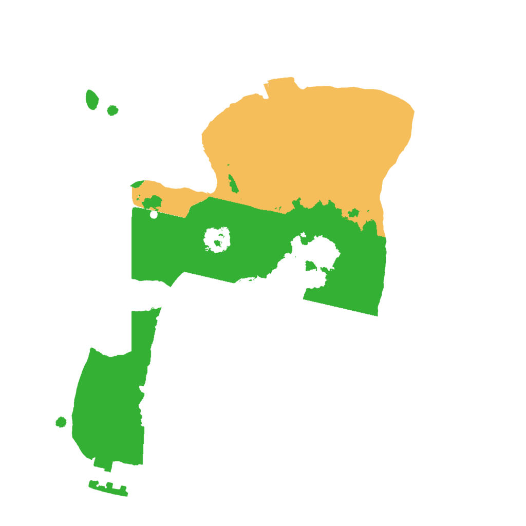 Biome Rust Map: Procedural Map, Size: 2000, Seed: 555677053