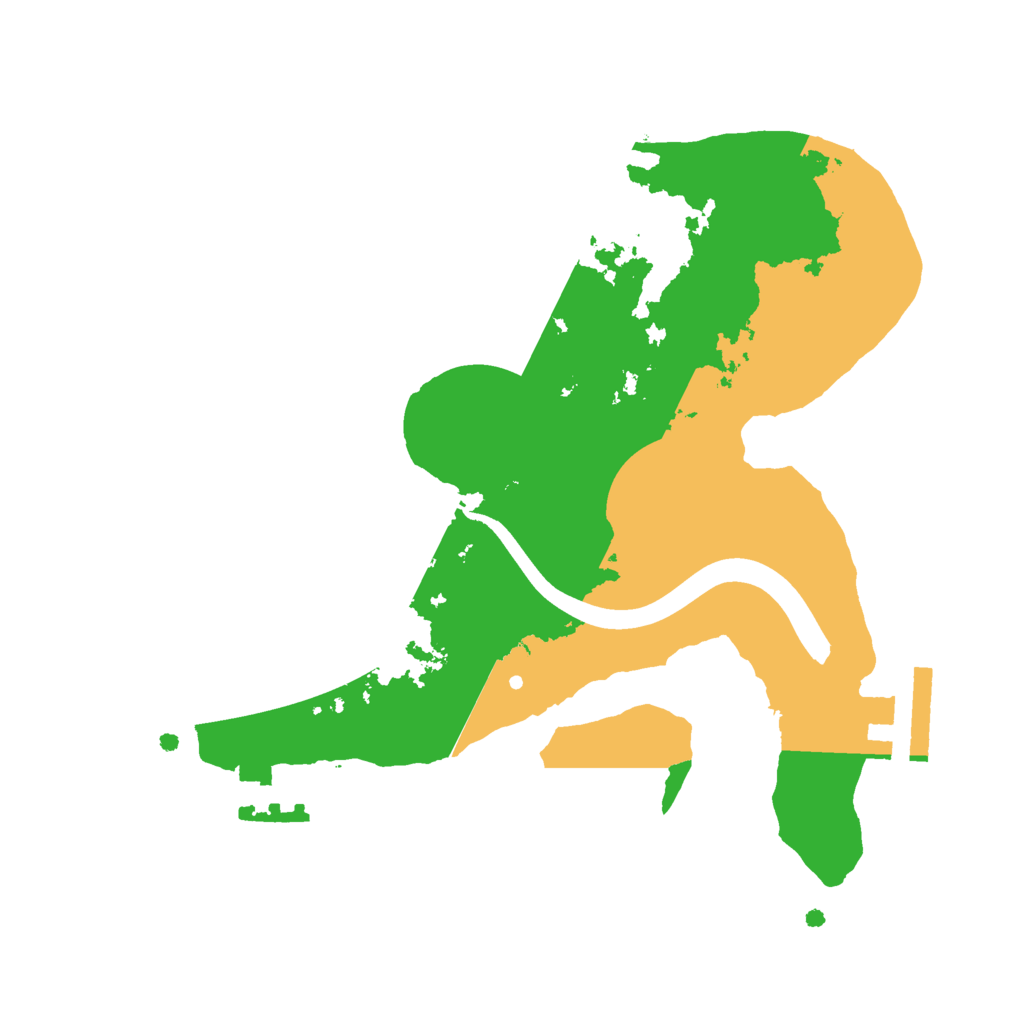 Biome Rust Map: Procedural Map, Size: 2200, Seed: 1939487523