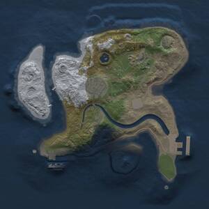 Thumbnail Rust Map: Procedural Map, Size: 2200, Seed: 1939487523, 6 Monuments