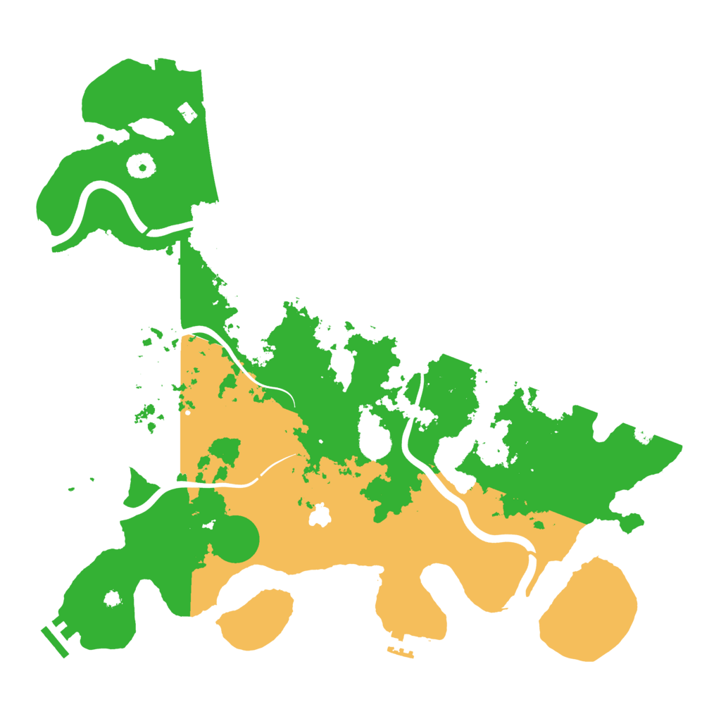 Biome Rust Map: Procedural Map, Size: 4000, Seed: 59928