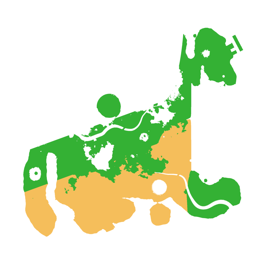 Biome Rust Map: Procedural Map, Size: 3000, Seed: 306164791