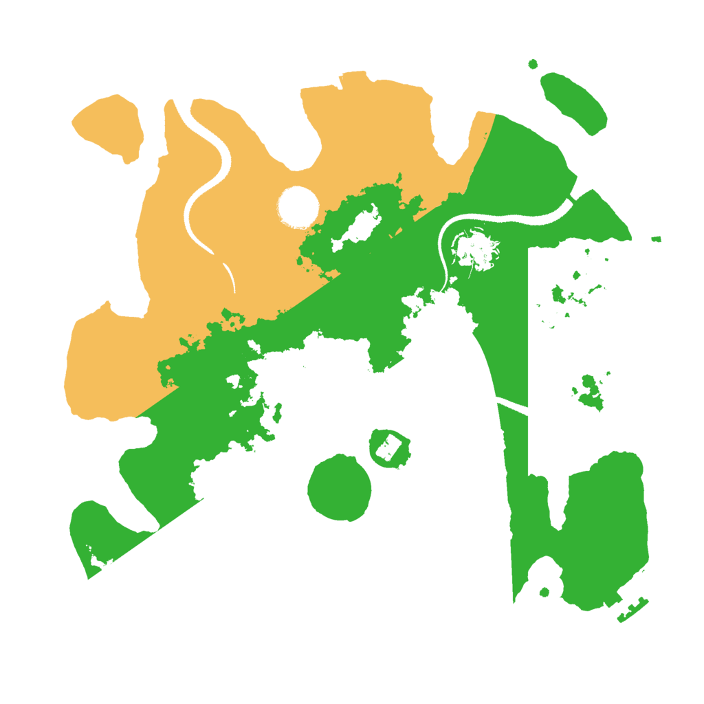 Biome Rust Map: Procedural Map, Size: 3000, Seed: 571876138
