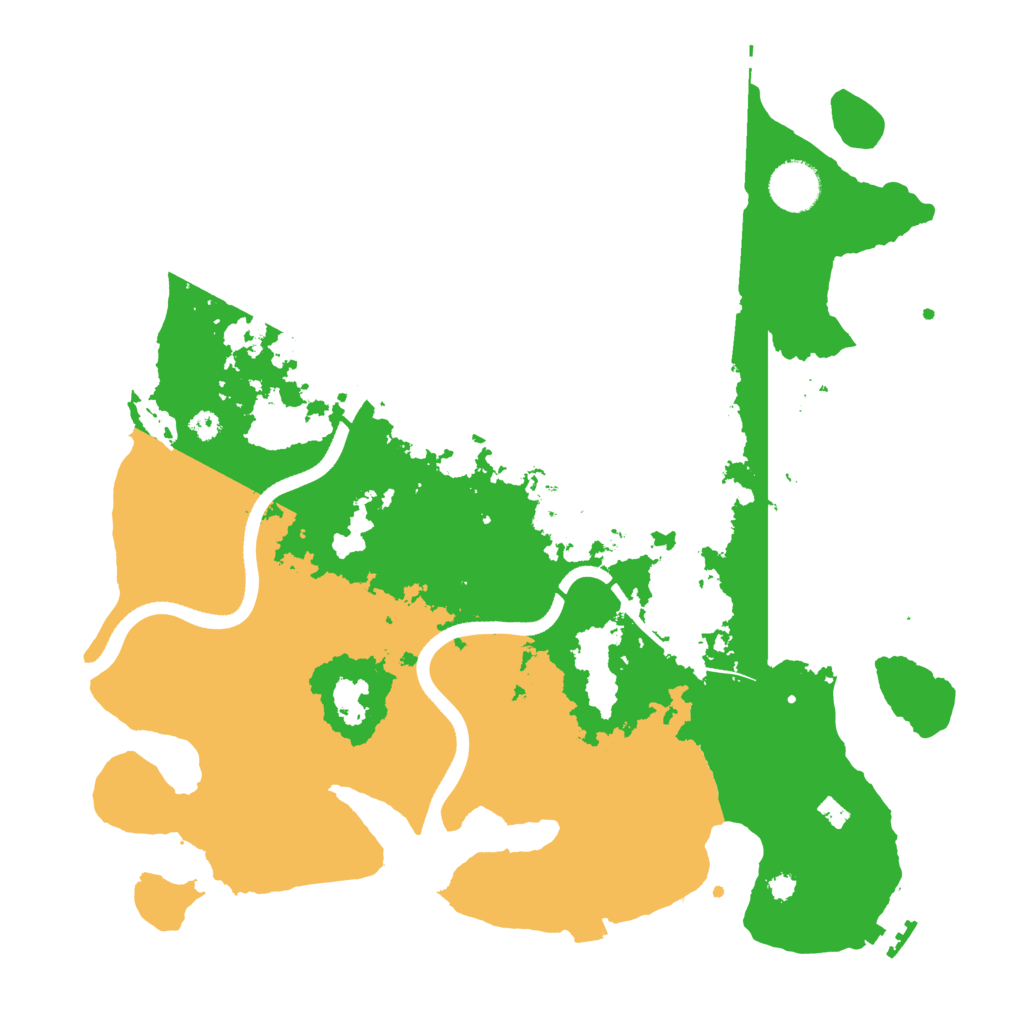 Biome Rust Map: Procedural Map, Size: 3550, Seed: 520538295
