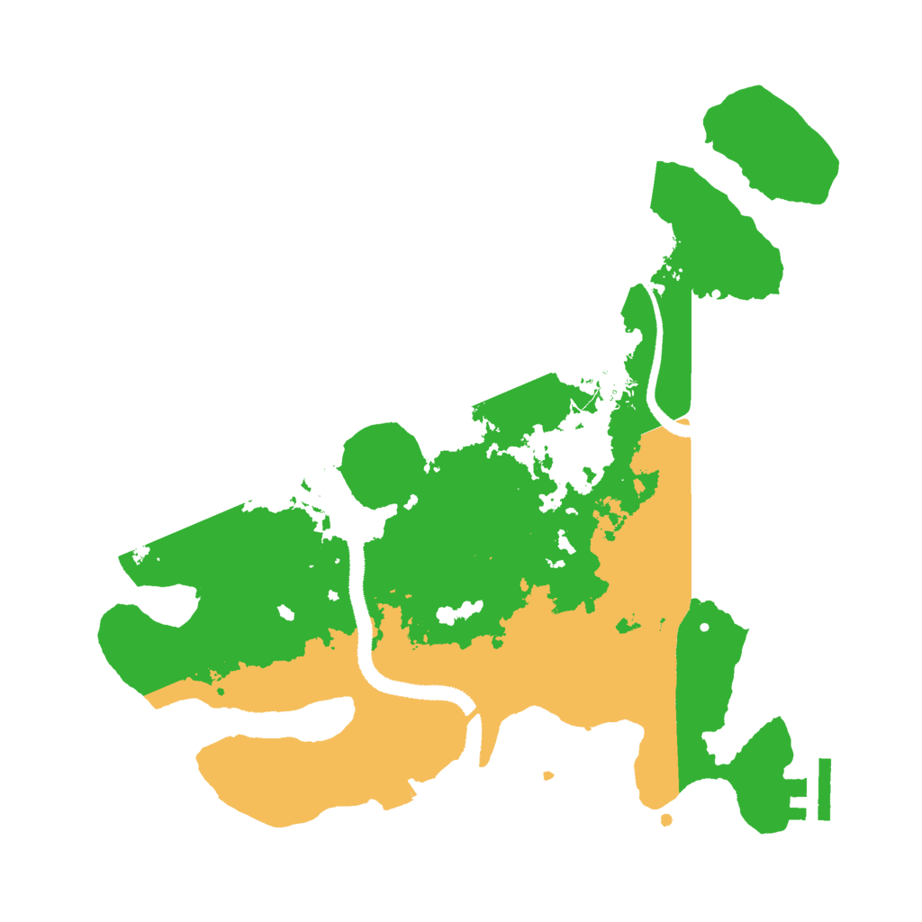 Biome Rust Map: Procedural Map, Size: 3000, Seed: 138525127