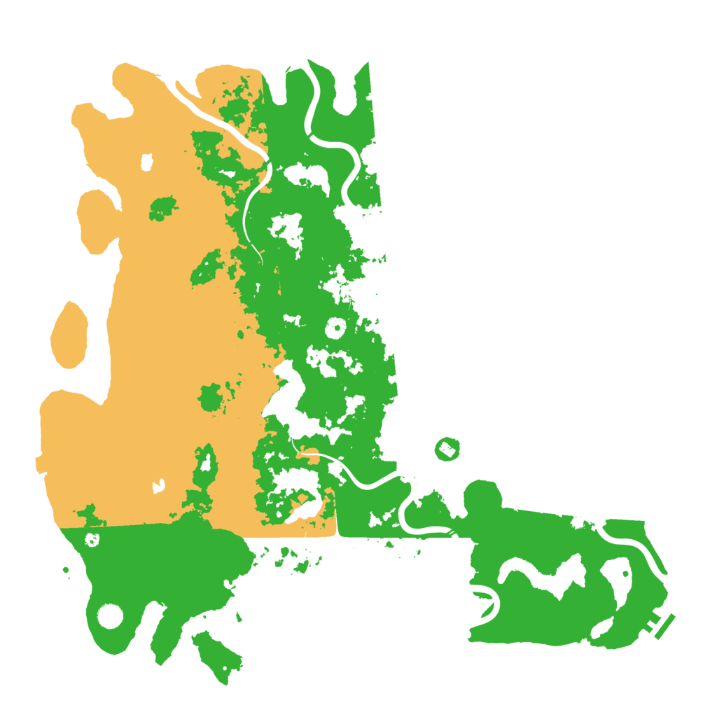 Biome Rust Map: Procedural Map, Size: 5000, Seed: 3543664