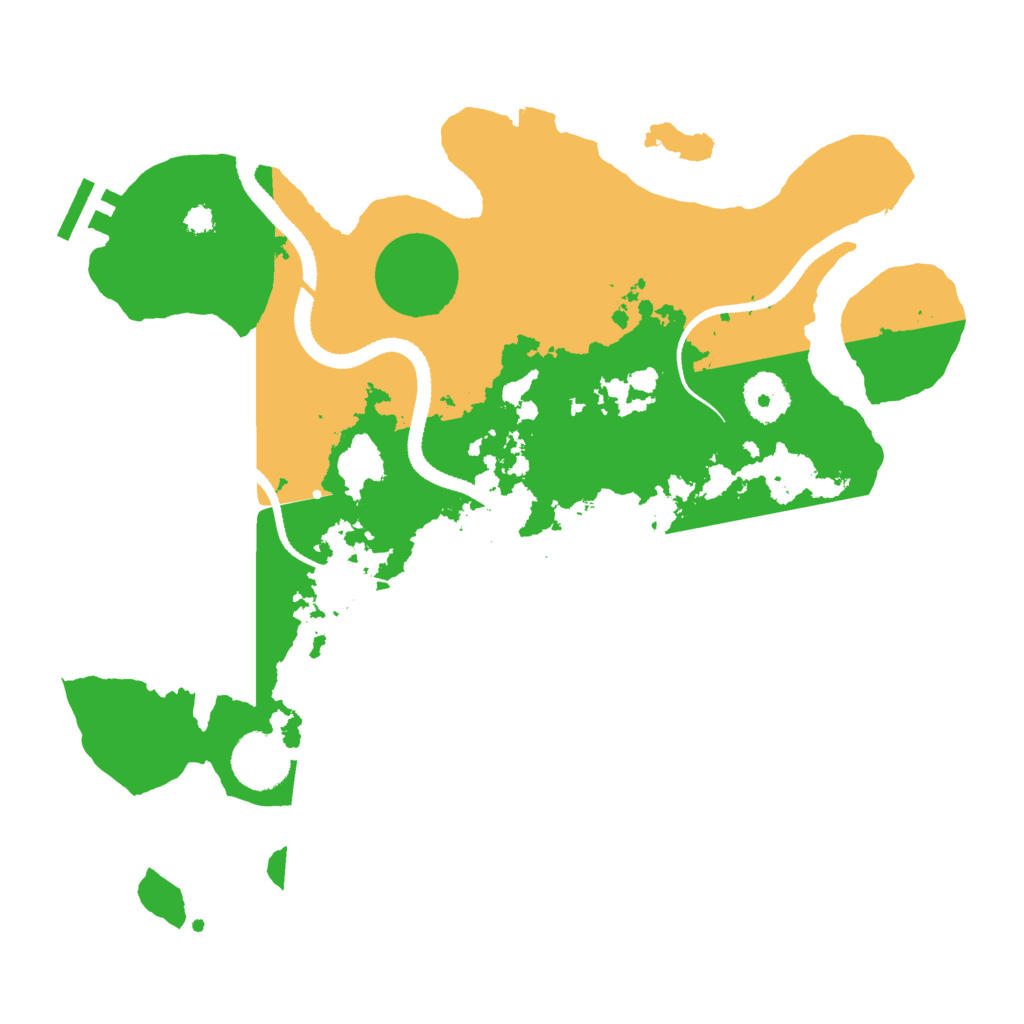 Biome Rust Map: Procedural Map, Size: 3250, Seed: 1065270222