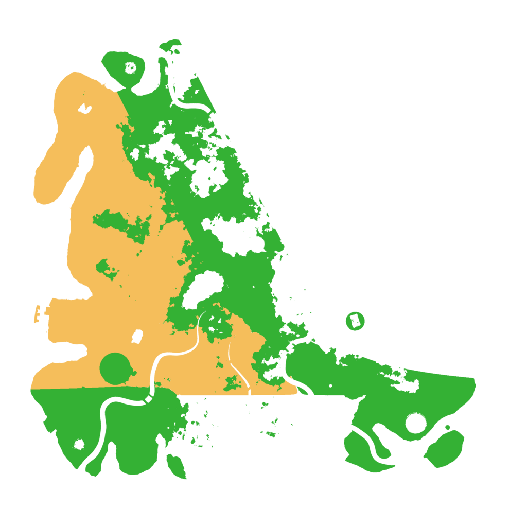 Biome Rust Map: Procedural Map, Size: 4500, Seed: 15282333