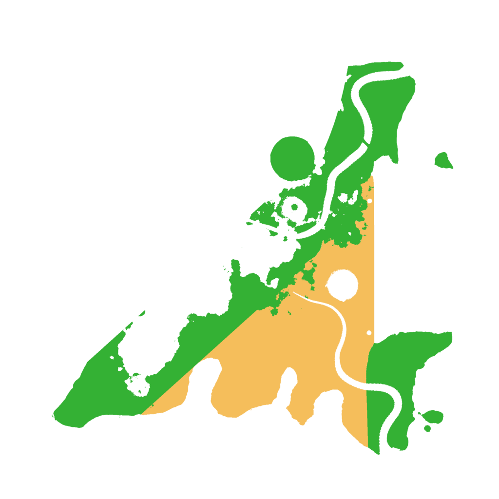 Biome Rust Map: Procedural Map, Size: 3000, Seed: 8880