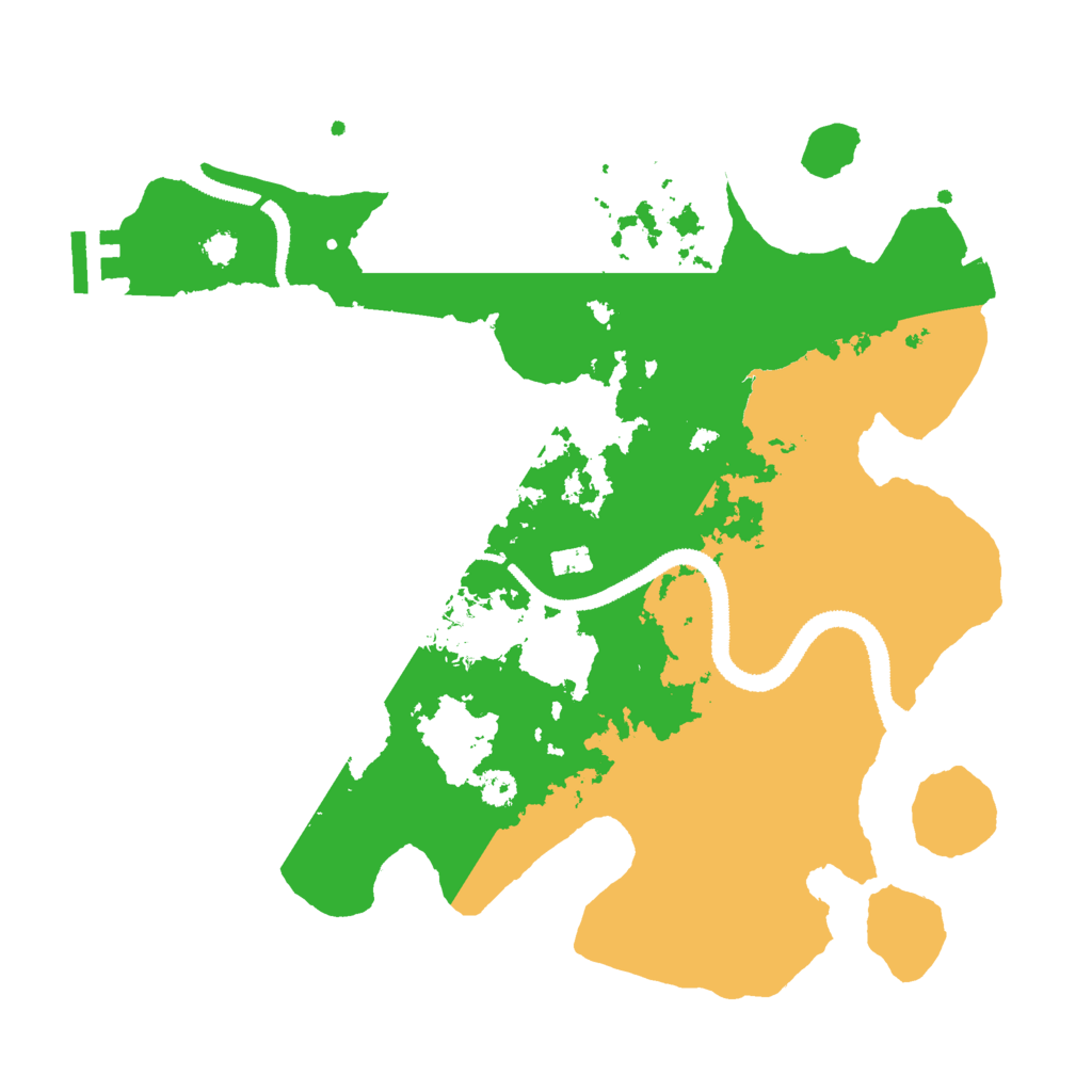 Biome Rust Map: Procedural Map, Size: 3000, Seed: 362445575