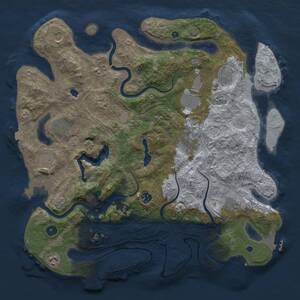 Thumbnail Rust Map: Procedural Map, Size: 4250, Seed: 151586577, 17 Monuments