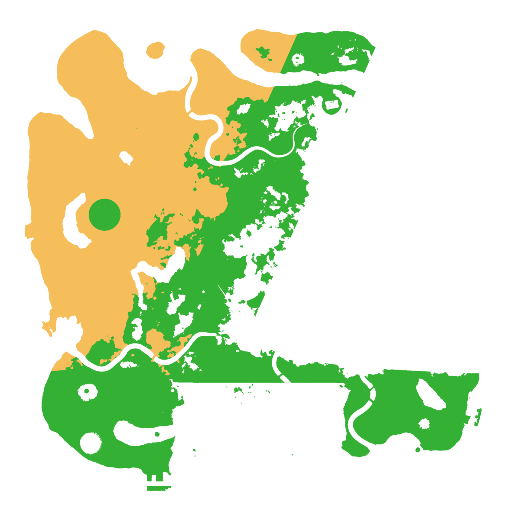 Biome Rust Map: Procedural Map, Size: 4250, Seed: 151586577