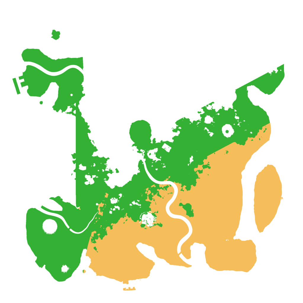 Biome Rust Map: Procedural Map, Size: 3700, Seed: 1839803051