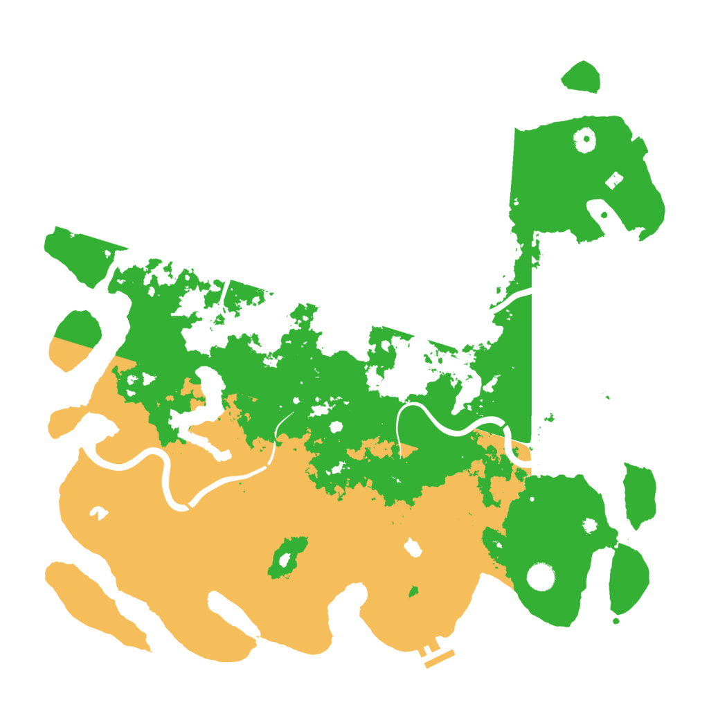 Biome Rust Map: Procedural Map, Size: 4500, Seed: 78630975