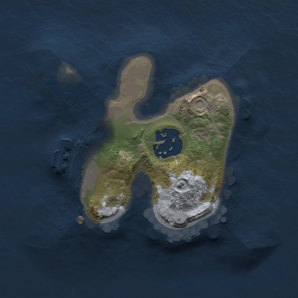 Rust Map: Procedural Map, Size: 1500, Seed: 2020174311, 3 Monuments