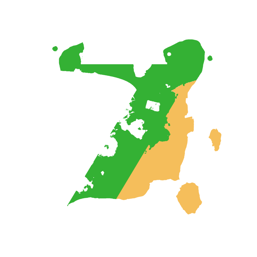 Biome Rust Map: Procedural Map, Size: 2000, Seed: 5325663