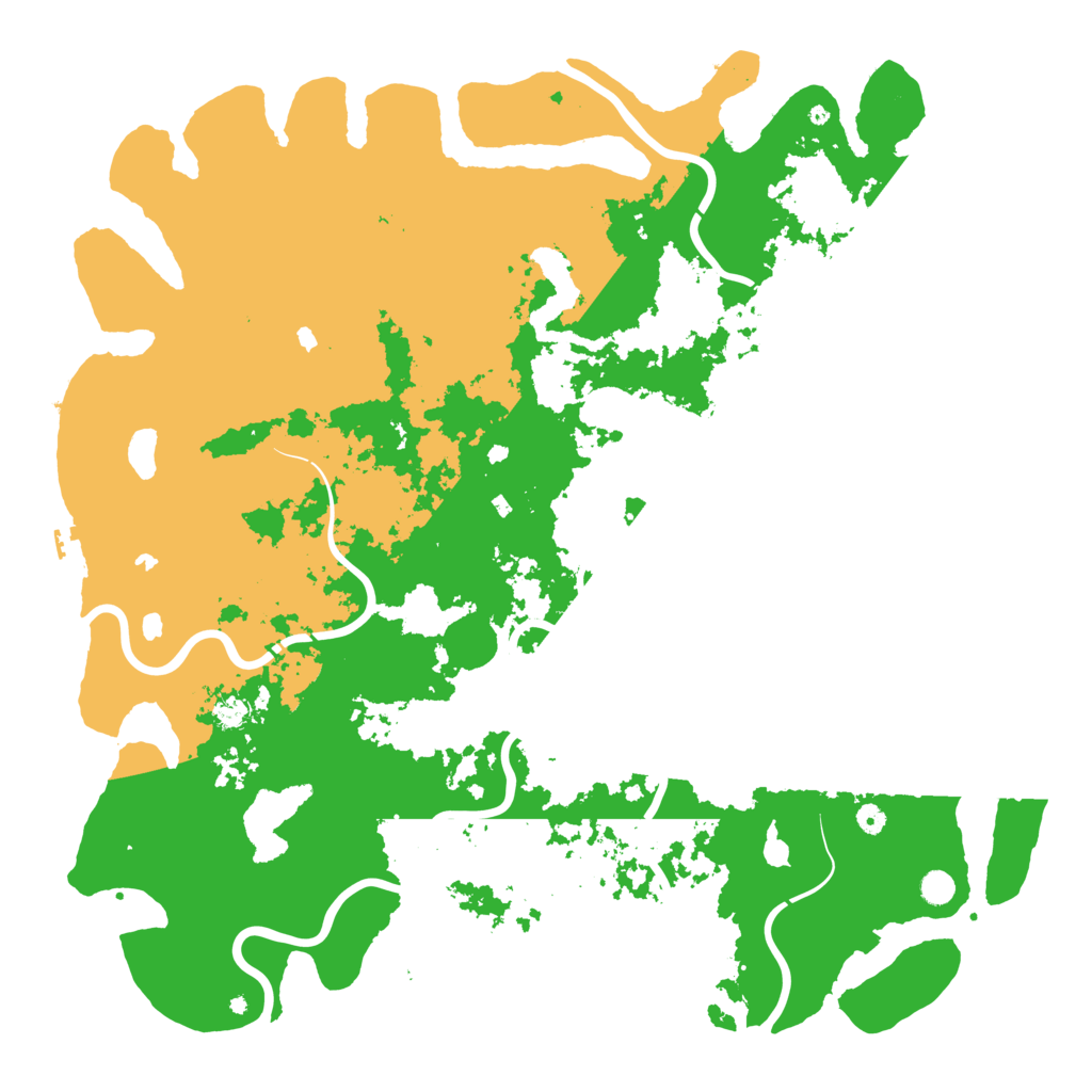 Biome Rust Map: Procedural Map, Size: 5600, Seed: 930832796