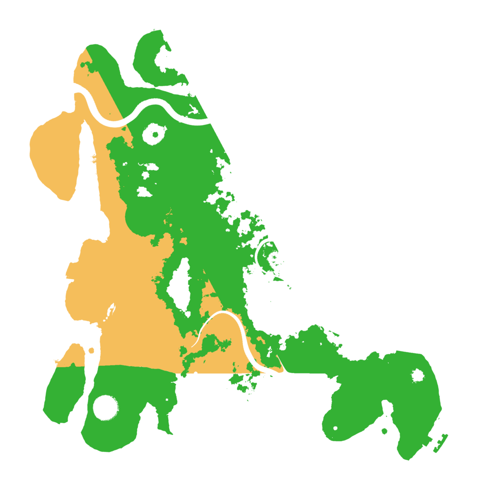 Biome Rust Map: Procedural Map, Size: 3500, Seed: 162506590