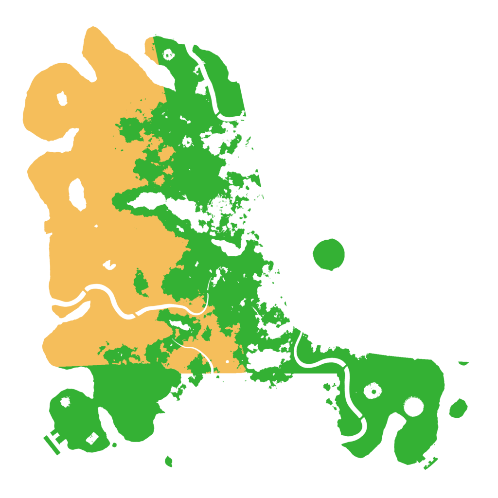 Biome Rust Map: Procedural Map, Size: 4500, Seed: 280893116