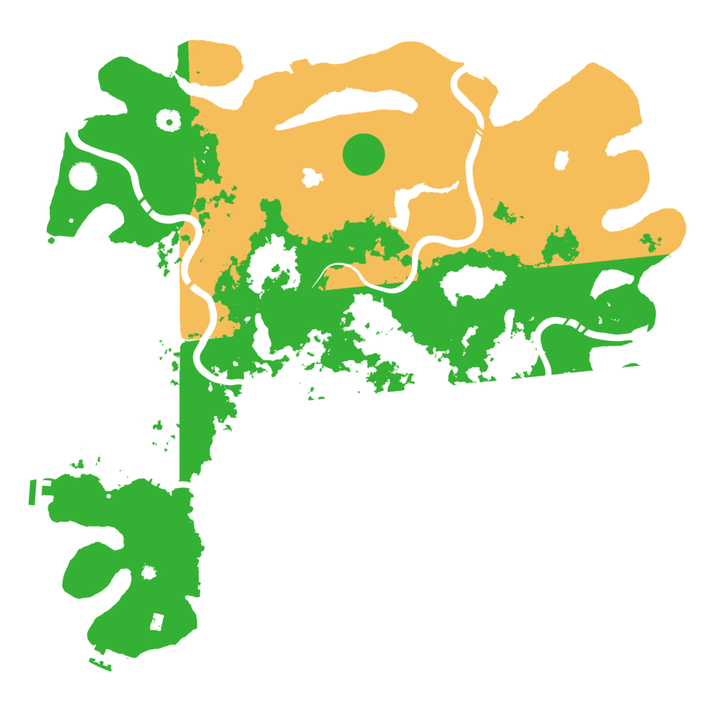 Biome Rust Map: Procedural Map, Size: 4500, Seed: 549583768