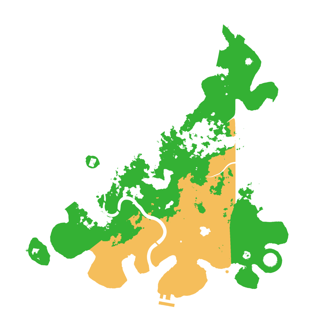 Biome Rust Map: Procedural Map, Size: 4000, Seed: 54671