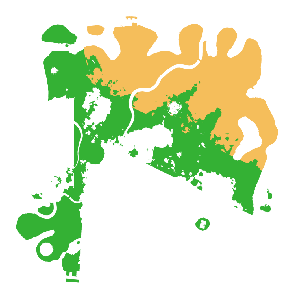 Biome Rust Map: Procedural Map, Size: 3900, Seed: 182