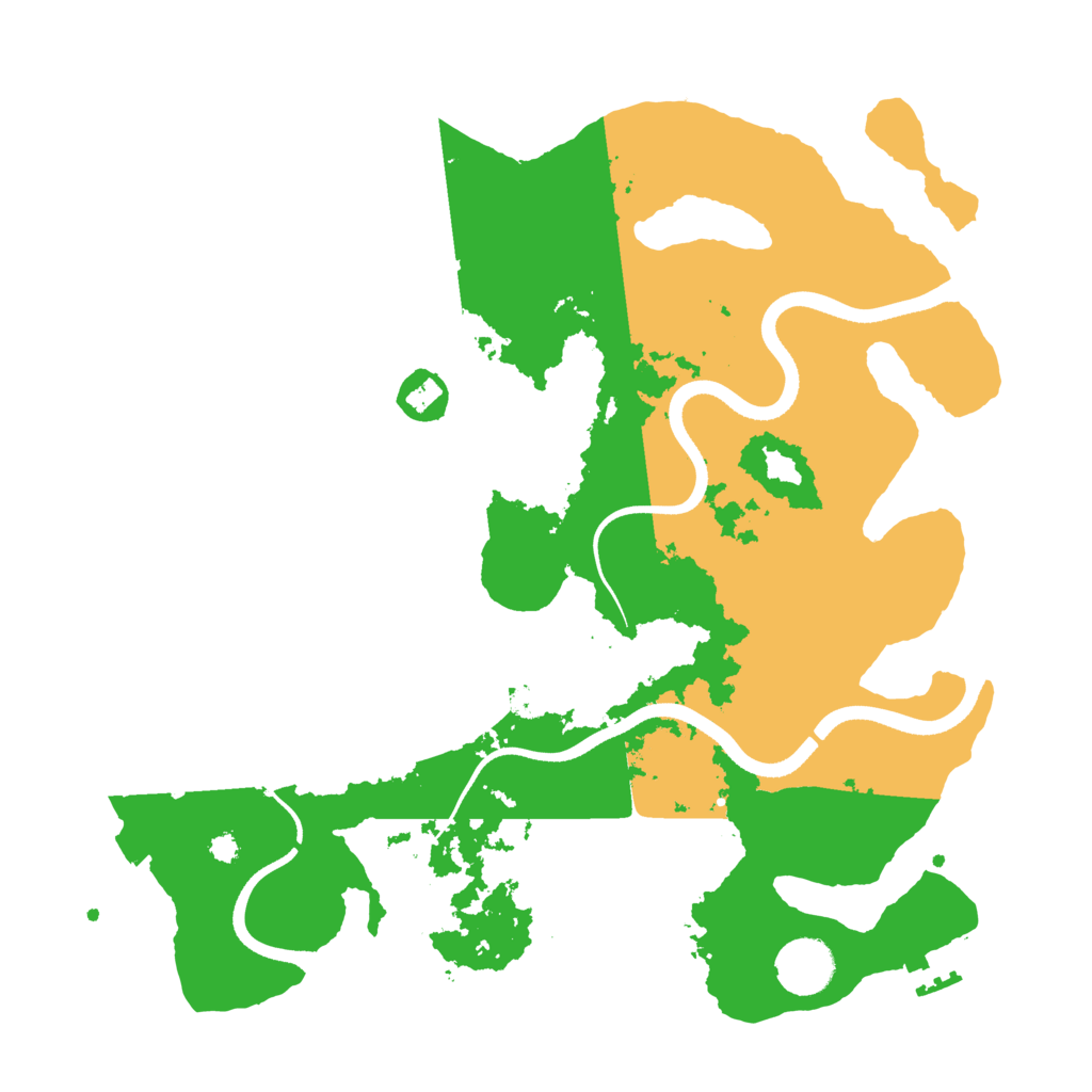 Biome Rust Map: Procedural Map, Size: 3500, Seed: 161371023